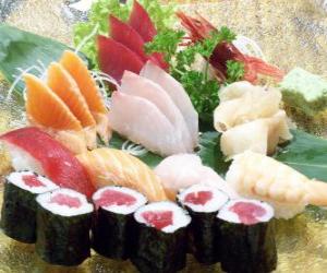 yapboz Japon mutfağı Sushi